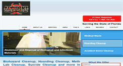 Desktop Screenshot of accidentscenecleaners.com